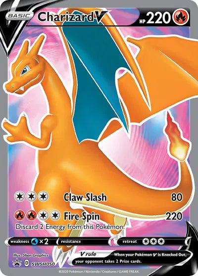 SWSH050 Charizard V - SWSH Black Star Promo