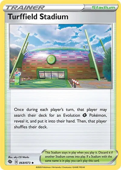 068/073 Turffield Stadium Reverse Holo
