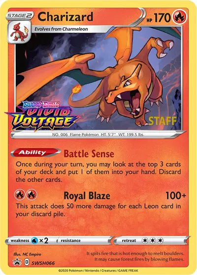 SWSH066 Charizard (Staff) - SWSH Black Star Promo
