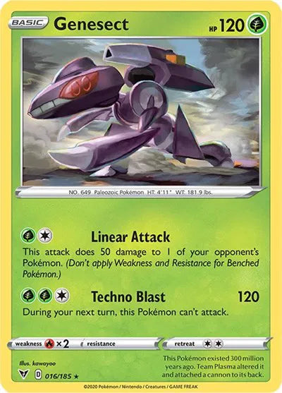 016/185 Genesect Holofoil