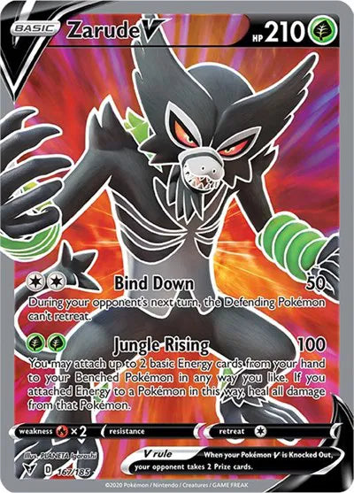 167/185 Zarude V - Vivid Voltage