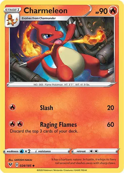 024/185 Charmeleon Reverse Holo