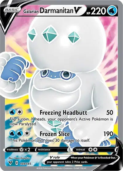 169/185 Galarian Darmanitan V - Vivid Voltage