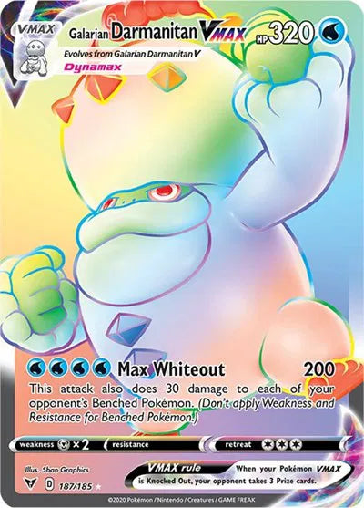 187/185 Galarian Darmanitan VMAX - Vivid Voltage
