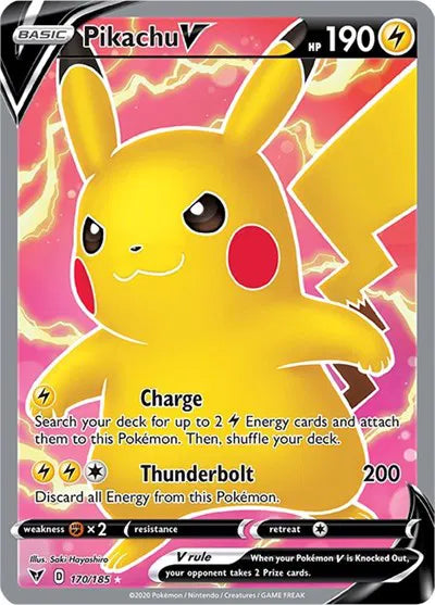 170/185 Pikachu V - Vivid Voltage