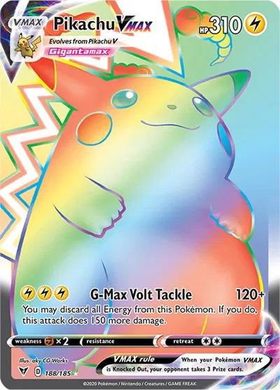 188/185 Pikachu VMAX - Vivid Voltage