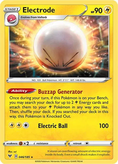 046/185 Electrode Holofoil - Vivid Voltage