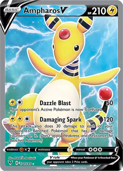 171/185 Ampharos V - Vivid Voltage