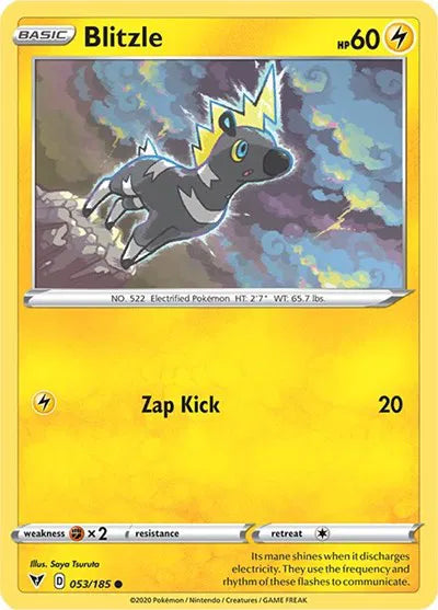 053/185 Blitzle Reverse Holo - Vivid Voltage