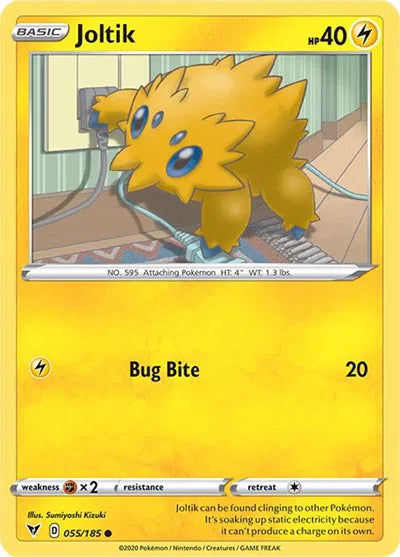 055/185 Joltik Reverse Holo - Vivid Voltage