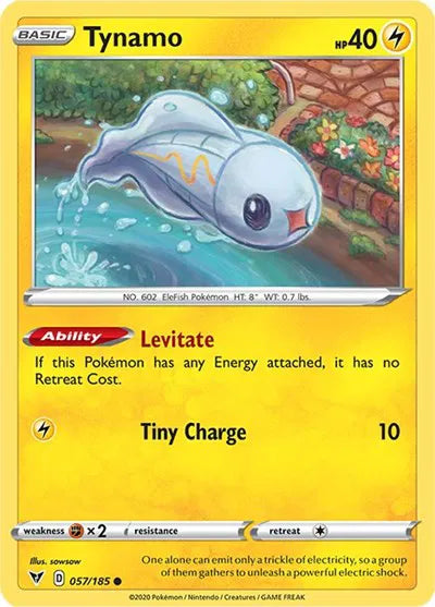 057/185 Tynamo Reverse Holo - Vivid Voltage