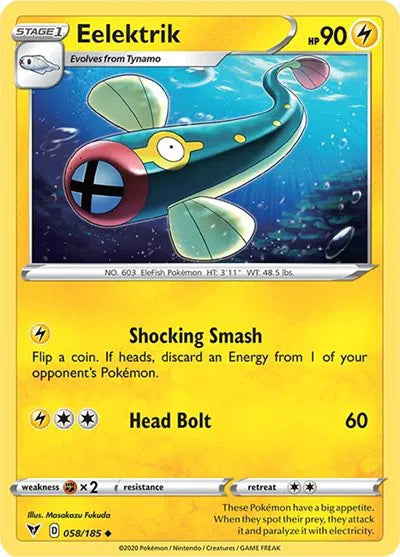 058/185 Eelektrik Reverse Holo - Vivid Voltage