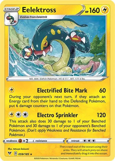 059/185 Eelektross Reverse Holo - Vivid Voltage