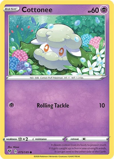 075/185 Cottonee Reverse Holo - Vivid Voltage - Vivid Voltage