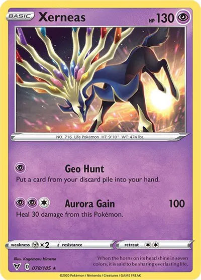 078/185 Xerneas Reverse Holo - Vivid Voltage