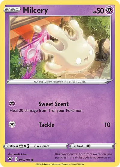 080/185 Milcery Reverse Holo - Vivid Voltage