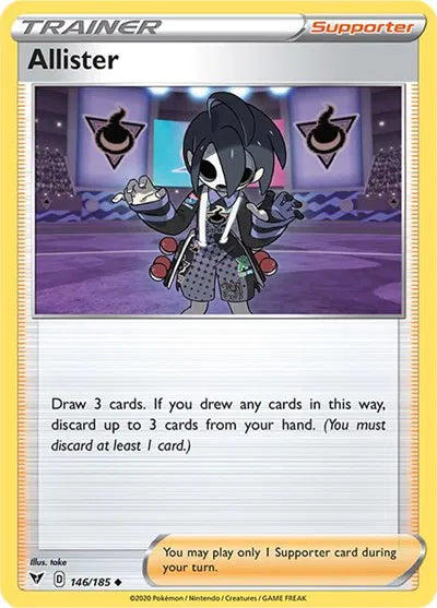 146/185 Allister Reverse Holo - Vivid Voltage
