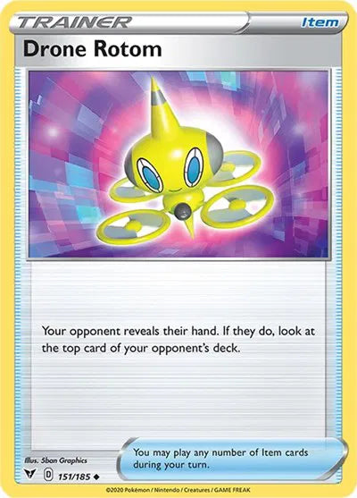 151/185 Drone Rotom Reverse Holo - Vivid Voltage