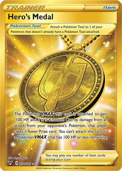 201/185 Hero's Medal - Vivid Voltage - Vivid Voltage