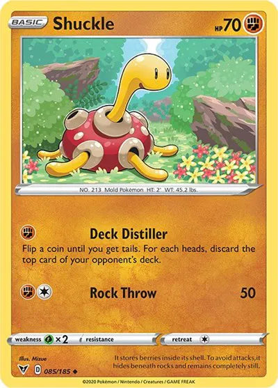 085/185 Shuckle Reverse Holo - Vivid Voltage