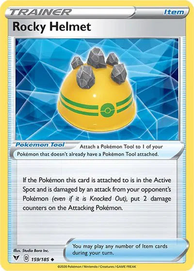 159/185 Rocky Helmet Reverse Holo - Vivid Voltage