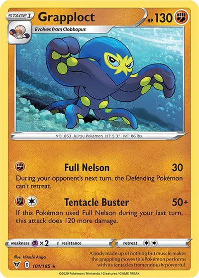 101/185 Grapploct Reverse Holo - Vivid Voltage