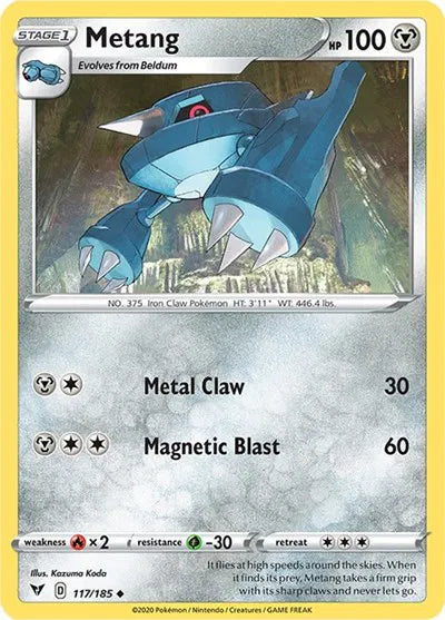 117/185 Metang Reverse Holo - Vivid Voltage