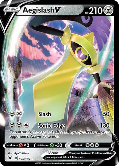 126/185 Aegislash V - Vivid Voltage