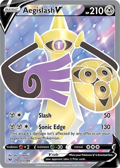 177/185 Aegislash V - Vivid Voltage