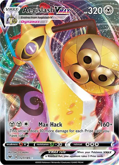 127/185 Aegislash VMAX - Vivid Voltage