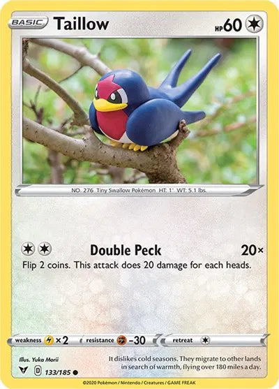 133/185 Tailow Reverse Holo - Vivid Voltage