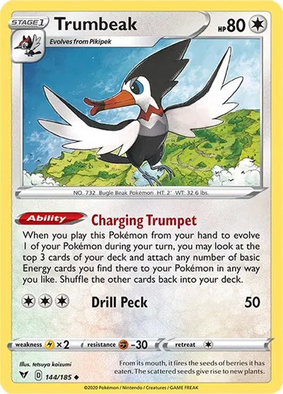 144/185 Trumbeak Reverse Holo - Vivid Voltage