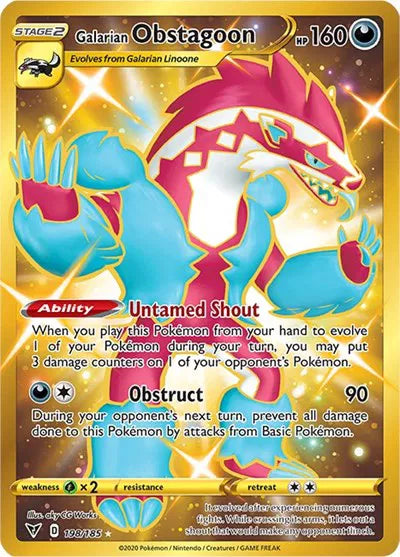 198/185 Galarian Obstagoon - Vivid Voltage