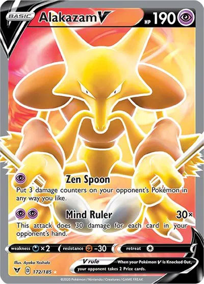 172/185 Alakazam V - Vivid Voltage