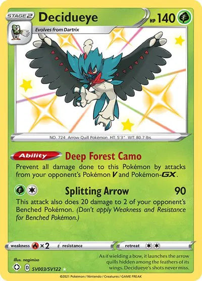 SV003/SV122 Decidueye - Shining Fates