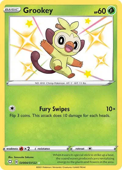 SV004/SV122 Grookey - Shining Fates