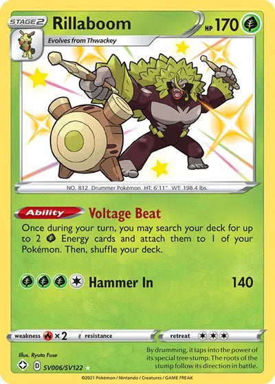 SV006/SV122 Rillaboom - Shining Fates
