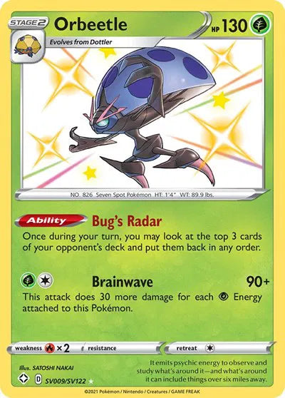 SV009/SV122 Orbeetle - Shining Fates