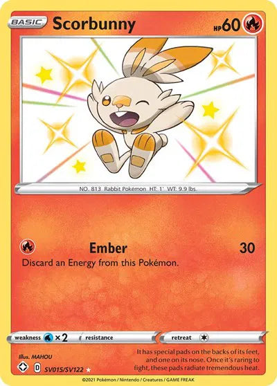 SV015/SV122 Scorbunny - Shining Fates