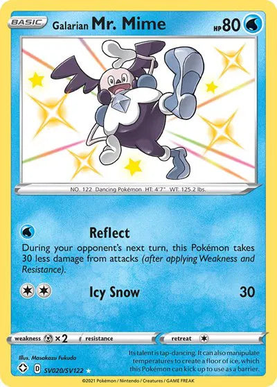 SV020/SV122 Galarian Mr. Mime - Shining Fates