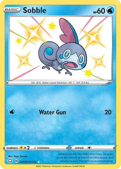 SV025/SV122 Sobble - Shining Fates