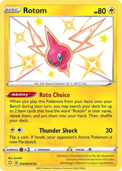 SV038/SV122 Rotom - Shining Fates