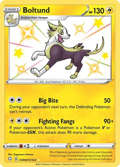 SV040/SV122 Boltund - Shining Fates
