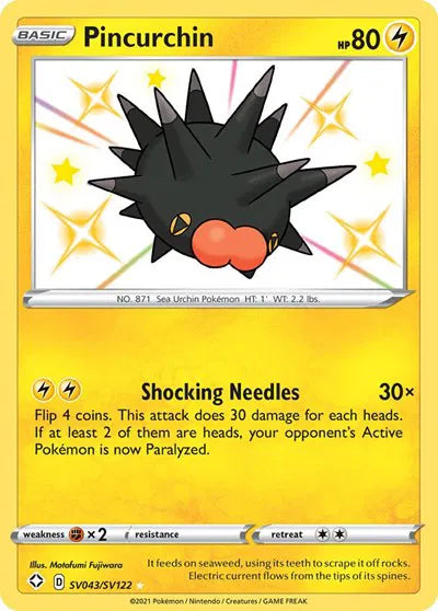 SV043/SV122 Pincurchin - Shining Fates