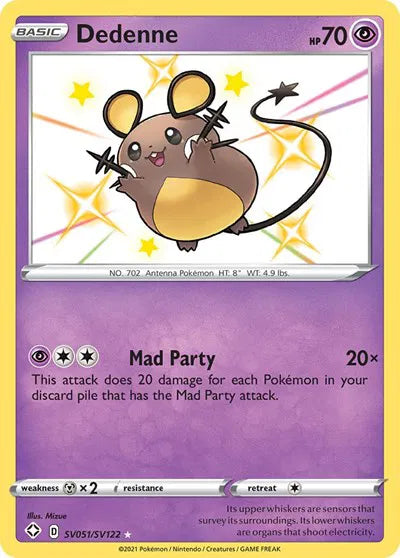 SV051/SV122 Dedenne - Shining Fates