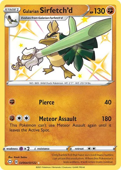 SV064/SV122 Galarian Sirfetch'd - Shining Fates