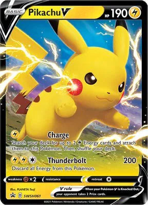 SWSH061 Pikachu V - SWSH Black Star Promo