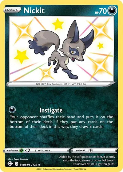 SV081/SV122 Nickit - Shining Fates