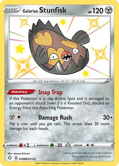 SV088/SV122 Galarian Stunfisk - Shining Fates