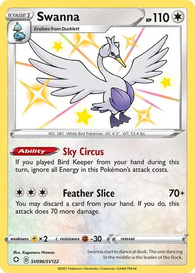 SV096/SV122 Swanna - Shining Fates